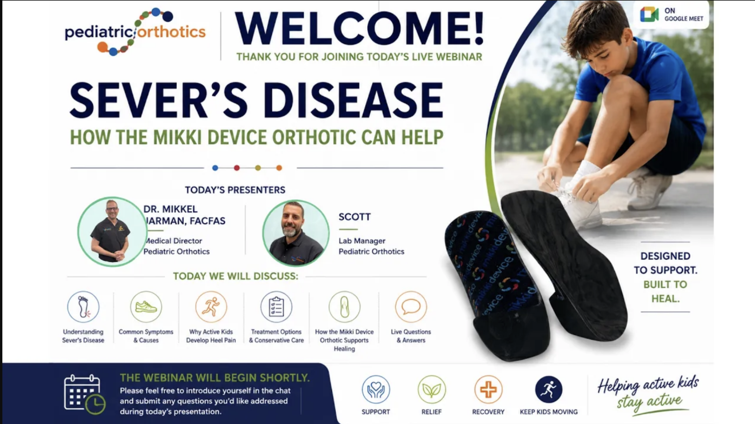 Step Into Sever's Webinar